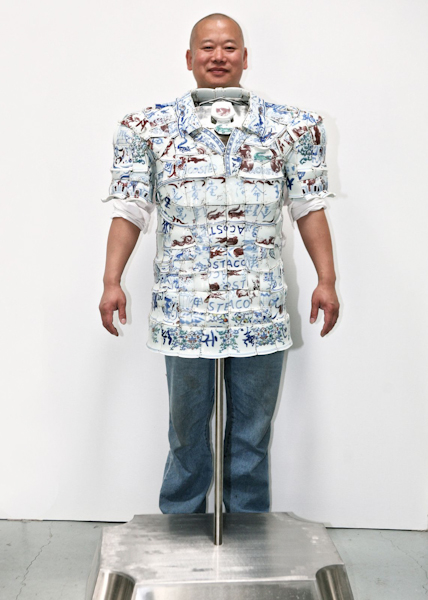 LI Xiaofeng in studio 8, Beijing 2010 PHOTO BY MIKO HE