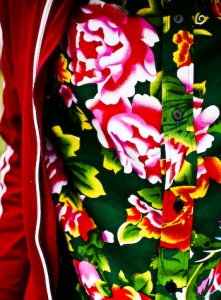 Floral Shirt in Traditional Chinese Fabric (1 of 1)
